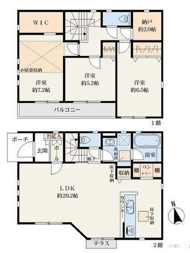 3LDK+S　収納のよさが光るお家