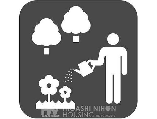 【庭】広々としたお庭付きで、ガーデニングがお好きな方にもおすすめ。季節の花や家庭菜園を楽しみながら、暮らしに彩りを添えるゆとりある住まいです。