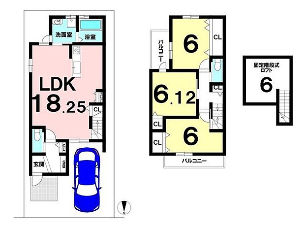 建物プラン例（間取り図）