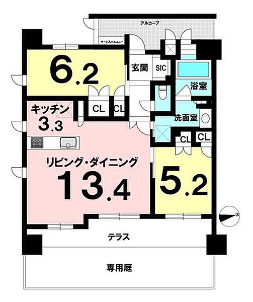 間取り：326000266585