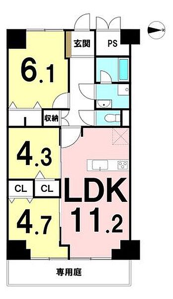 間取り：326000273086