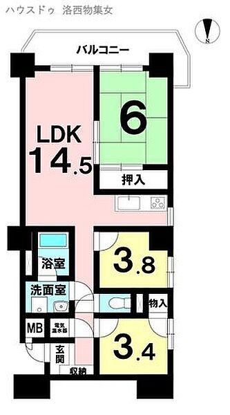 間取り：326000273482
