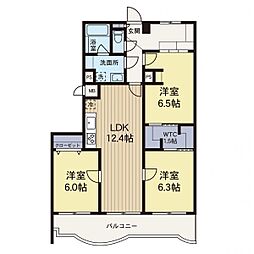 間取図画像 3LDK