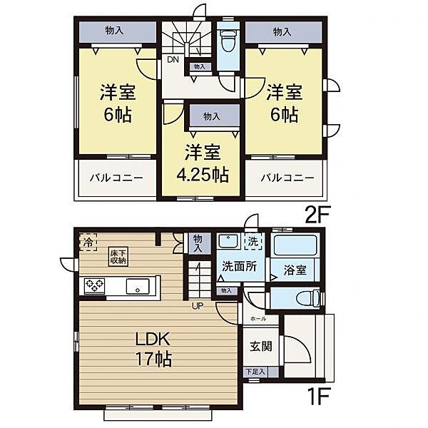 間取りを拡大表示