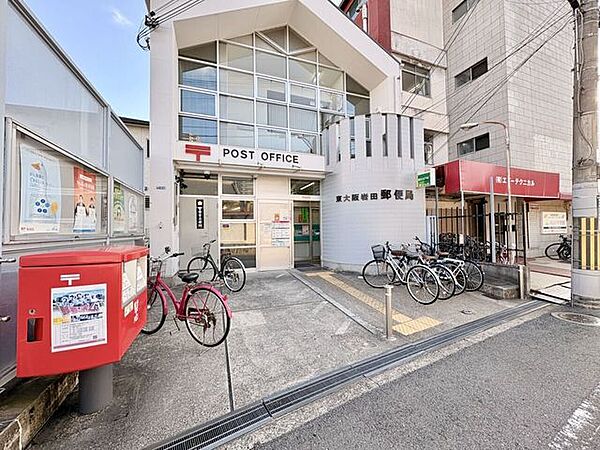 東大阪岩田郵便局 540m