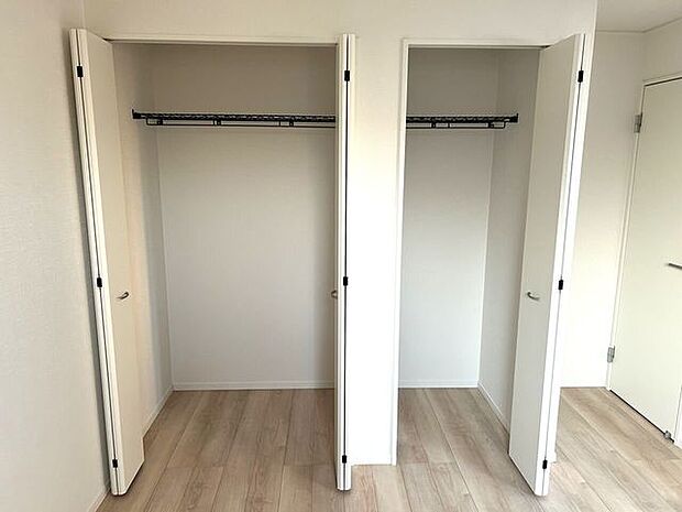 モデルルームの収納です。