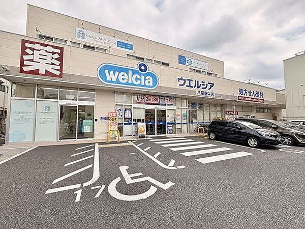 ウエルシア八尾安中店 450m
