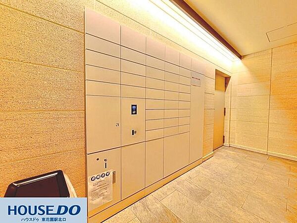 不在時の荷物受け取りに重宝する、大容量の集合宅配ボックスが完備されています♪忙しい毎日の暮らしをしっかりとサポートしてくれる便利な設備です☆
