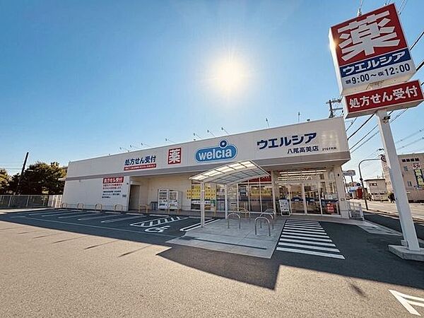 ウエルシア八尾高美店 110m