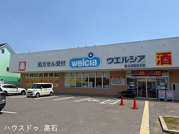 ウエルシア泉大津我孫子店 880m