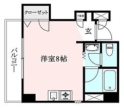 kurigree東雲 ワンルームの間取図画像