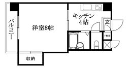 ユーアイマンション 1Kの間取図画像