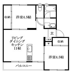 物件の間取り