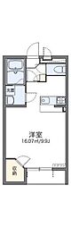 レオネクストル・コフレ2 1Kの間取図画像