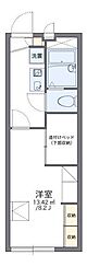 レオパレスさくら 1Kの間取図画像