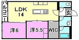FORESTRESIDENCE 2LDKの間取図画像