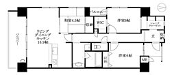 アルファステイツ千舟町通り 3LDKの間取図画像