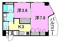 fortuna 2Kの間取図画像