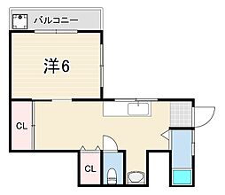 みやマンション 1DKの間取図画像