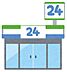 周辺：ファミリーマート花岡十三元今里店 170m