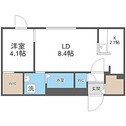 SELENE 1LDKの間取図画像