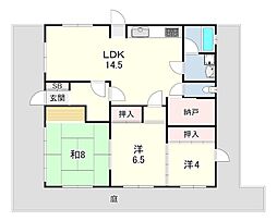 グリーンヒル清水が丘 3SLDKの間取図画像