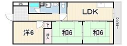 プレアール白水 3LDKの間取図画像
