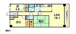 リアライズ垂水 3LDKの間取図画像