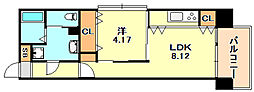 SKYSEAFRONT塩屋 1LDKの間取図画像