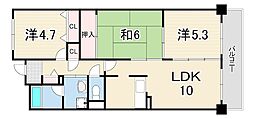 グランドシャリオ 3LDKの間取図画像