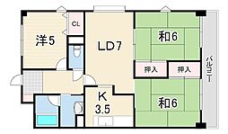 ラフィナートYOK 3LDKの間取図画像