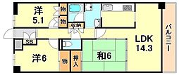 リアライズ垂水 3LDKの間取図画像