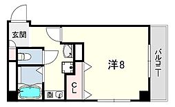 ニュープレジデントフジサワ 1Kの間取図画像