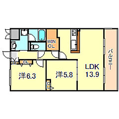 物件の間取り