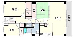 ネクステージ西神中央C棟 3LDKの間取図画像
