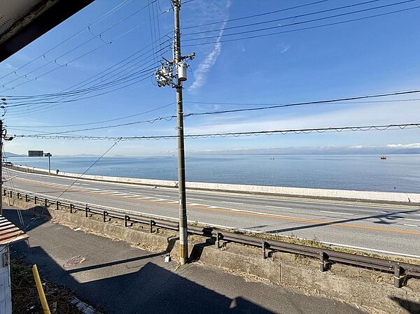 隣地2号地古家2階からの眺め