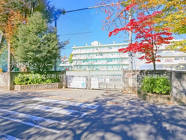さいたま市立岸町小学校 190m