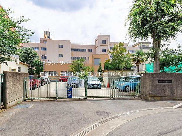 草加市立清門小学校 300m