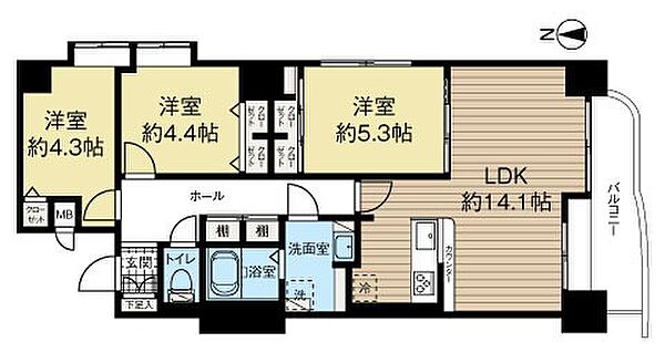 間取り：301000103456