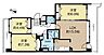 間取り：3面バルコニーと全居室採光を備えた角部屋設計！約15.5帖のLDKを中心に、全居室収納で豊富な収納力を確保。隣接する洋室との一体利用もでき、明るさと開放感に満ちた快適な暮らしを実現する間取りです。