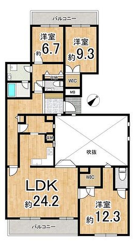 4LDK 間取り