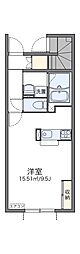 レオネクスト塩浜 1Kの間取図画像