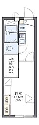 レオパレスフローレンス 1Kの間取図画像