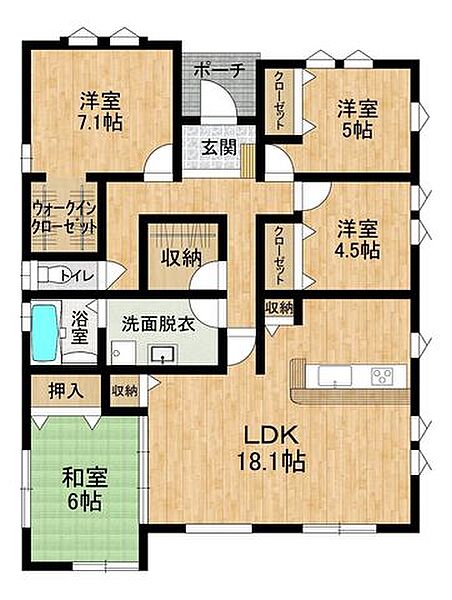 間取りを拡大表示