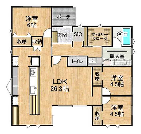 間取りを拡大表示