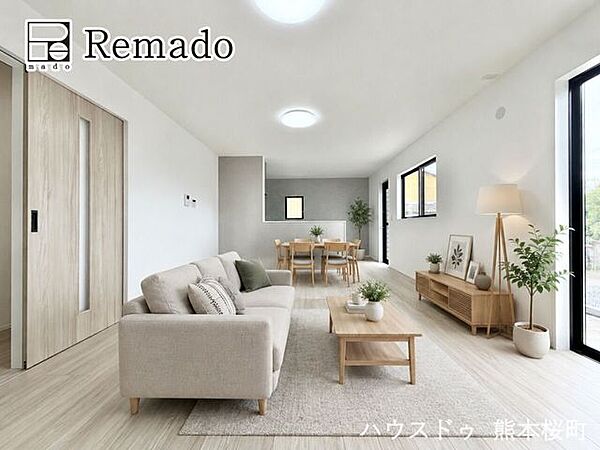 ■家族の笑顔が集う中心地■お気に入りの家具を迎え、窓からは心地の良い光が差し込みます。※ＣＧで家具を配置しています。