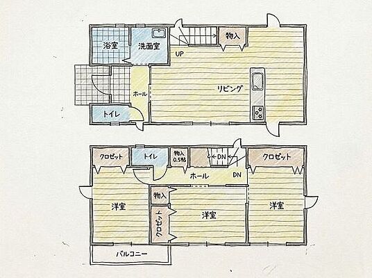 間取り 未使用戸建　菊池市西寺　2号棟