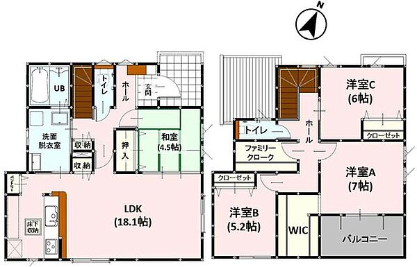 間取りを拡大表示