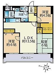 ライオンズマンション大江東 3LDKの間取図画像