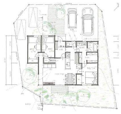 間取り 未使用戸建　菊池市旭志